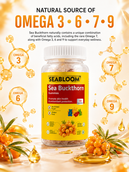 Sea Buckthorn Gummies | Skin Glow & Immunity Support