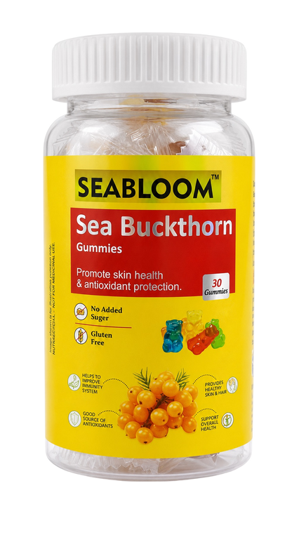 Sea Buckthorn Gummies | Skin Glow & Immunity Support